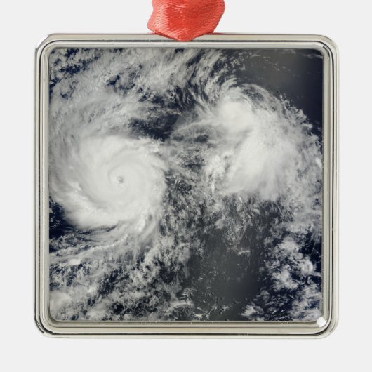 ハリケーンフェリシアとHawの東ストームエンリケ メタルオーナメント (正面)