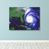 ハリケーンフラン キャンバスプリント (インサイチュ (ウッドフロア))