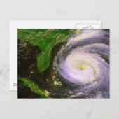 ハリケーンフラン、1996年9月 ポストカード (正面/裏面)