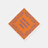 ハリケーンミルトンから安全 スタンダードカクテルナプキン (角)