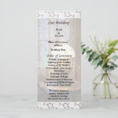 ハリケーンランプ付きパーラー結婚式 プログラム (スタンド正面)