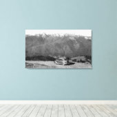 ハリケーンリッジ五輪からベイリー山脈 キャンバスプリント (インサイチュ (ウッドフロア))