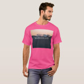 ハリケーンリッジ山を覆うワンダーラスト雲 Tシャツ (正面フル)