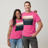 ハリケーンリッジ山を覆うワンダーラスト雲 Tシャツ (ユニセックス)