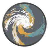 ハリケーン旋回 アイスホッケーパック (正面)