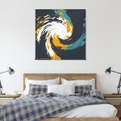 ハリケーン旋回 キャンバスプリント (インサイチュ (寝室))