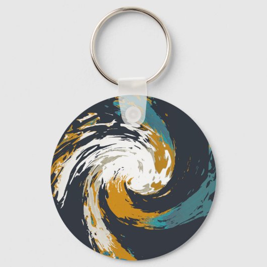 ハリケーン旋回 キーホルダー (正面)