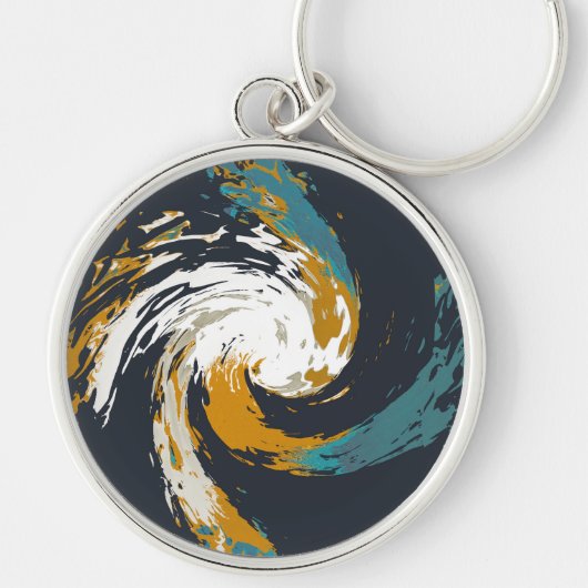 ハリケーン旋回 キーホルダー (正面)