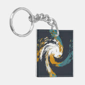 ハリケーン旋回 キーホルダー (正面左)