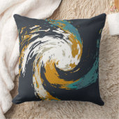 ハリケーン旋回 クッション (ブランケット)