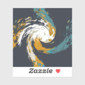 ハリケーン旋回 シール (シート)