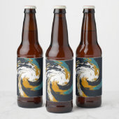 ハリケーン旋回 ビールラベル (ボトル)