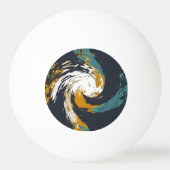 ハリケーン旋回 卓球ボール (裏面)