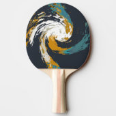 ハリケーン旋回 卓球ラケット (裏面)