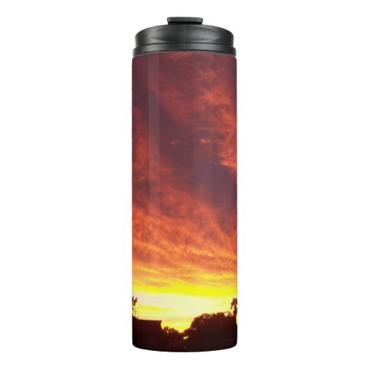 ハリケーン来の日没 タンブラー (正面)