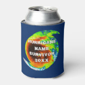 ハリケーン生存者パーソナライズされたのカスタム 缶クーラー (缶正面)