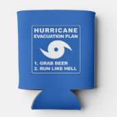 ハリケーン避難計画クーラーボックス 缶クーラー (裏面)