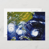 ハリケーン・アンドリュー ポストカード (正面/裏面)