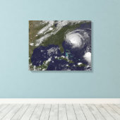 ハリケーン・アール4 キャンバスプリント (インサイチュ (ウッドフロア))