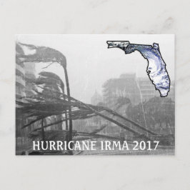 ハリケーン・イルマ・フロリダ2017メモリアポストカード ポストカード