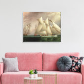 ハリケーン・カップで勇猛さをリードするコロンビア キャンバスプリント (インサイチュ (リビング))