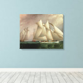 ハリケーン・カップで勇猛さをリードするコロンビア キャンバスプリント (インサイチュ (ウッドフロア))