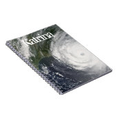 ハリケーン・カトリーナ衛星画像威厳がある, 2005 ノートブック (右側)