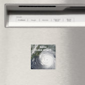 ハリケーン・カトリーナ、衛星画像 マグネット (インサイチュ (食洗機))