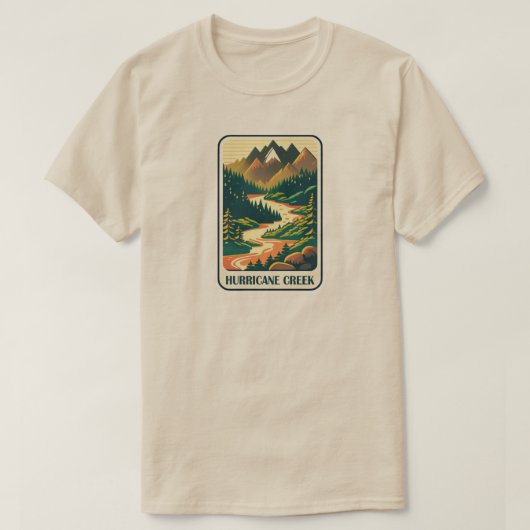 ハリケーン・クリーク・アーカンソー・カラーズ Tシャツ (デザイン正面)