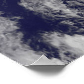 ハリケーン・サンディの衛星観測 ポスター (角)