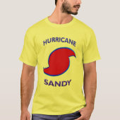 ハリケーン・サンディユニセックス記号 Tシャツ (正面)