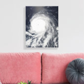 ハリケーン・シーリアの衛星観測 キャンバスプリント (インサイチュ (リビング))