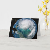 ハリケーン・ドリアンの見解。 カード (黄色い花)