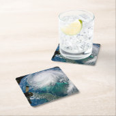 ハリケーン・ドリアンの見解。 スクエアペーパーコースター (インサイチュ)