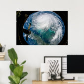 ハリケーン・ドリアンの見解。 ポスター (ホームオフィス)