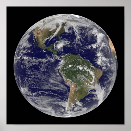 ハリケーン・パロマを示す全地球 ポスター (正面)