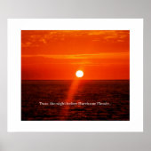 ハリケーン・フロッシーの前の夜 ポスター (正面)