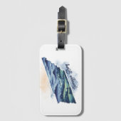 ハリケーン・ヘレン資金調達者テネシー・ストロング ラゲッジタグ (正面縦)