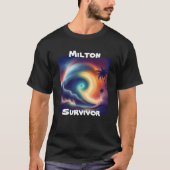 ハリケーン・ミルトン生存者フロリダ嵐 Tシャツ (正面)