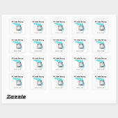 ハリケーンIan 2022フロリダ強い生存者 スクエアシール (シート)