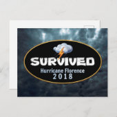 ハリケ生き延びンフィレンツェ ポストカード (正面/裏面)