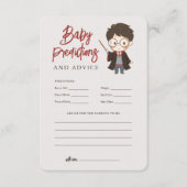 ハリシンプルー・ポッター赤ちゃんシャワーエンクロージャカード エンクロージャーカード (正面)