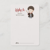 ハリシンプルー・ポッター赤ちゃんシャワーエンクロージャカード エンクロージャーカード (正面)