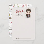 ハリシンプルー・ポッター赤ちゃんシャワーエンクロージャカード エンクロージャーカード (正面/裏面)