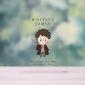 ハリシンプルー・ポッター赤ちゃんシャワー アクリルサイン (ニュートラル)