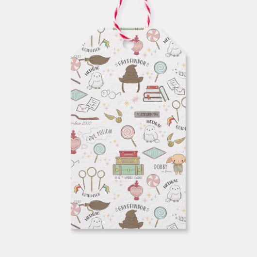ハリシンプルー・ポッター赤ちゃんシャワー ギフトタグ (裏面)
