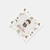 ハリシンプルー・ポッター赤ちゃんシャワー スタンダードカクテルナプキン (角)