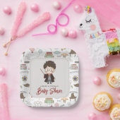 ハリシンプルー・ポッター赤ちゃんシャワー ペーパープレート (パーティー)