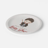 ハリシンプルー・ポッター赤ちゃんシャワー ペーパープレート (アングル)