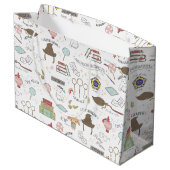 ハリシンプルー・ポッター赤ちゃんシャワー ラージペーパーバッグ (裏面アングル)